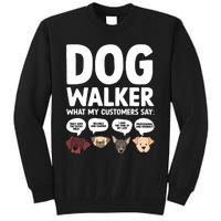 Best Dog Walker Design For Pet Walker Dog Walking Tall Sweatshirt