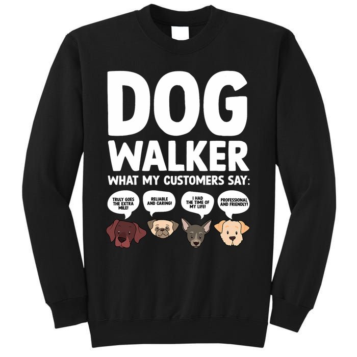 Best Dog Walker Design For Pet Walker Dog Walking Tall Sweatshirt