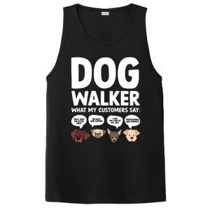 Best Dog Walker Design For Pet Walker Dog Walking PosiCharge Competitor Tank