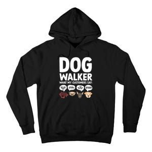 Best Dog Walker Design For Pet Walker Dog Walking Tall Hoodie