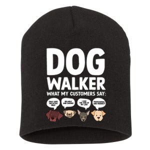 Best Dog Walker Design For Pet Walker Dog Walking Short Acrylic Beanie