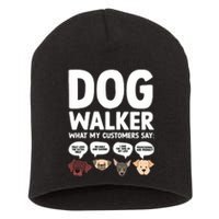 Best Dog Walker Design For Pet Walker Dog Walking Short Acrylic Beanie