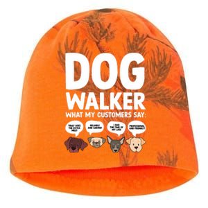 Best Dog Walker Design For Pet Walker Dog Walking Kati - Camo Knit Beanie