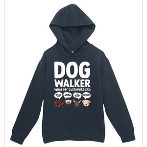 Best Dog Walker Design For Pet Walker Dog Walking Urban Pullover Hoodie