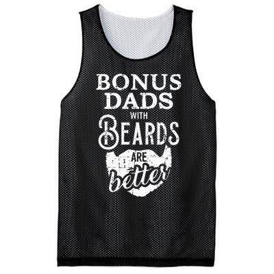 Bonus Dads With Beards Are Better Mesh Reversible Basketball Jersey Tank