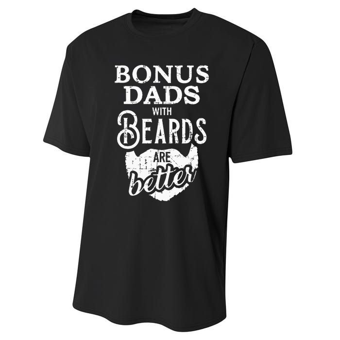 Bonus Dads With Beards Are Better Performance Sprint T-Shirt