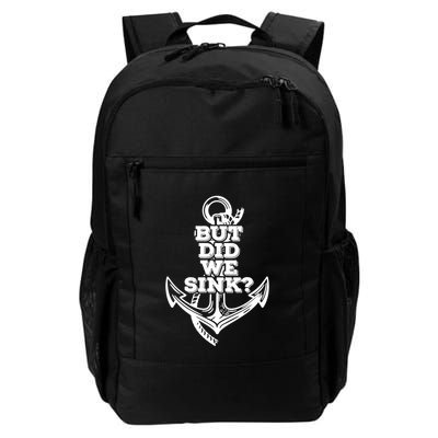 But Did We Sink Captain Boating Retro Backpack