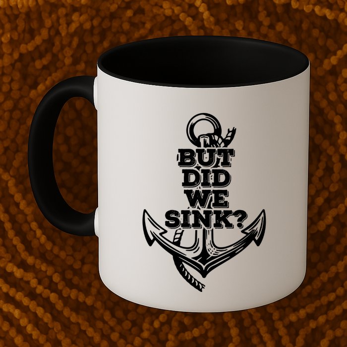 But Did We Sink Captain Boating Retro Mug