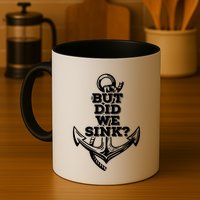 But Did We Sink Captain Boating Retro Mug