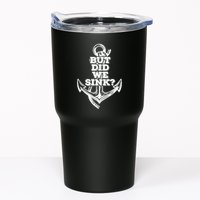 But Did We Sink Captain Boating Retro Tumbler