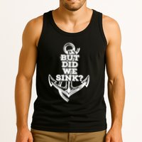 But Did We Sink Captain Boating Retro Tank Top