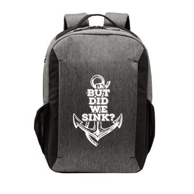 But Did We Sink Captain Boating Retro Vector Backpack