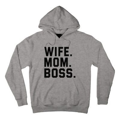 Boss Day Wife Mom Boss Mama Mother's Day Birthday Tall Hoodie