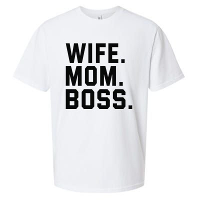 Boss Day Wife Mom Boss Mama Mother's Day Birthday Sueded Cloud Jersey T-Shirt