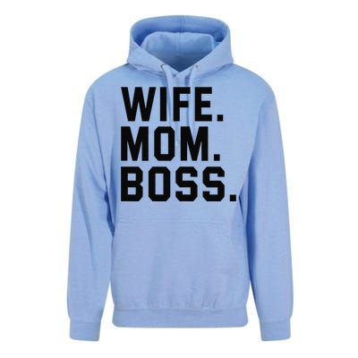 Boss Day Wife Mom Boss Mama Mother's Day Birthday Unisex Surf Hoodie