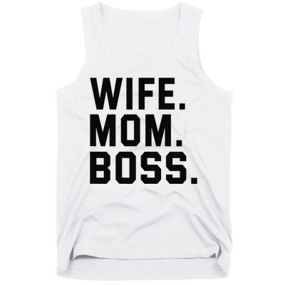 Boss Day Wife Mom Boss Mama Mother's Day Birthday Tank Top