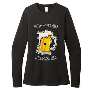 Beer Drinker Waves Of Pleasure Irish Beer Womens CVC Long Sleeve Shirt