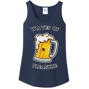 Beer Drinker Waves Of Pleasure Irish Beer Ladies Essential Tank