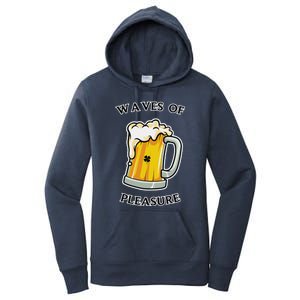 Beer Drinker Waves Of Pleasure Irish Beer Women's Pullover Hoodie