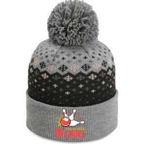 Bowling Design With The Funny Quote 9 This Is How I Roll Funny Gift The Baniff Cuffed Pom Beanie