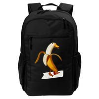 Banana Duck Walks Funny Anthropomorphic Fruit Bird Animal Backpack