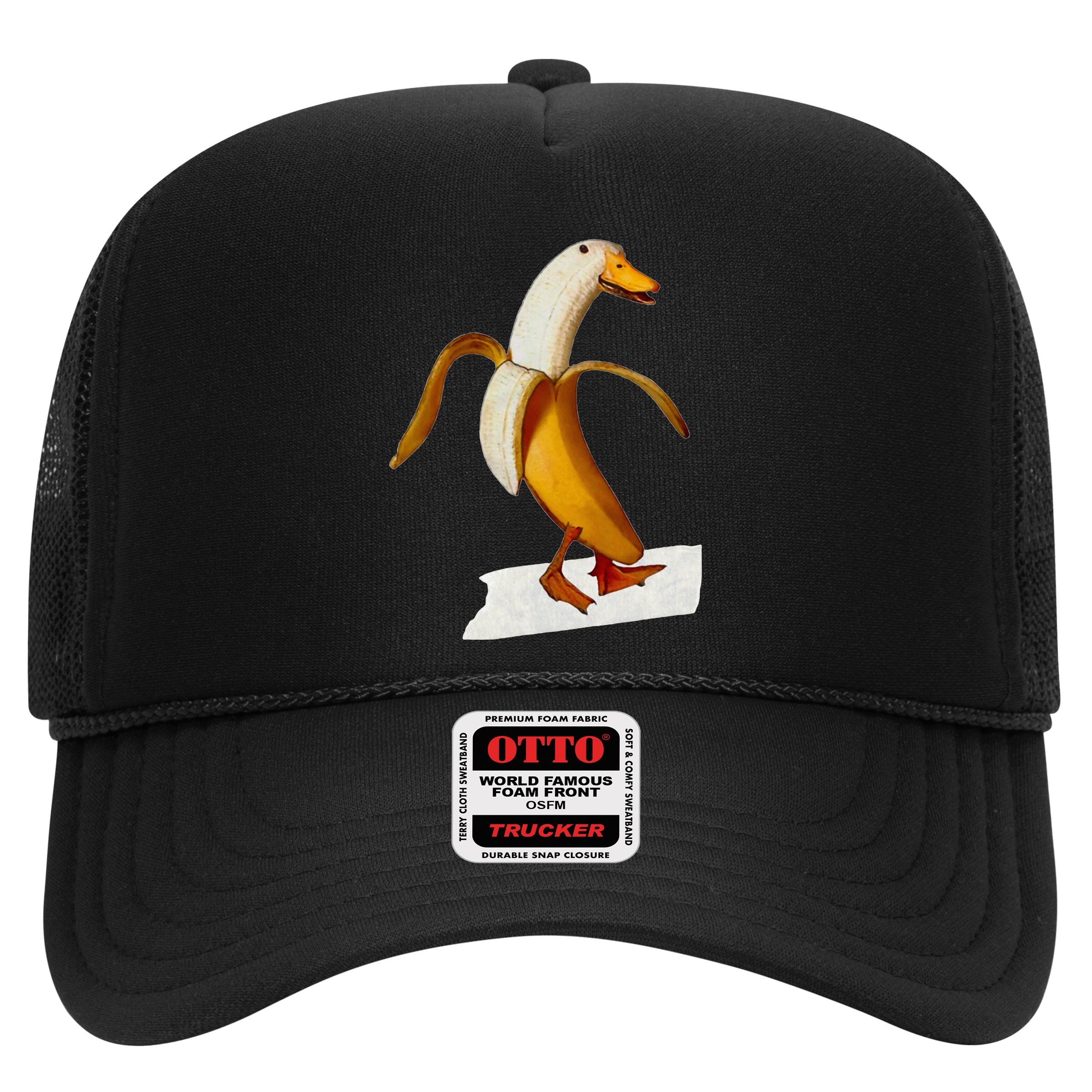 Banana Duck Walks Funny Anthropomorphic Fruit Bird Animal Hat