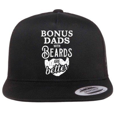 Bonus Dads With Beards Are Better Flatbill Hat