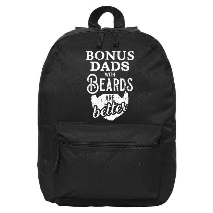 Bonus Dads With Beards Are Better 16 in Basic Backpack