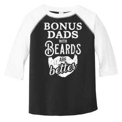 Bonus Dads With Beards Are Better Toddler Fine Jersey T-Shirt