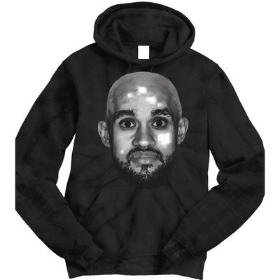 Bald Derrick White Funny Vintage Face Tie Dye Hoodie