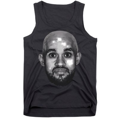 Bald Derrick White Funny Vintage Face Tank Top