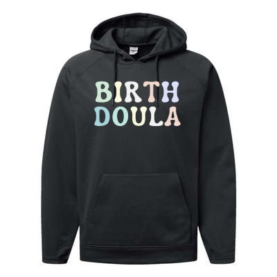 Birth Doula Women Birth Worker Performance Fleece Hoodie