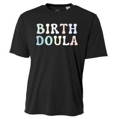 Birth Doula Women Birth Worker Cooling Performance Crew T-Shirt