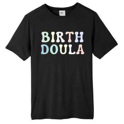 Birth Doula Women Birth Worker Tall Fusion ChromaSoft Performance T-Shirt