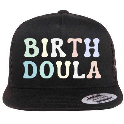 Birth Doula Women Birth Worker Flat Bill Trucker Hat