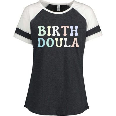 Birth Doula Women Birth Worker Enza Ladies Jersey Colorblock Tee