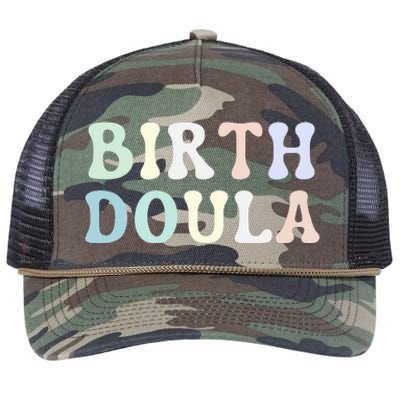 Birth Doula Women Birth Worker Retro Rope Trucker Hat Cap