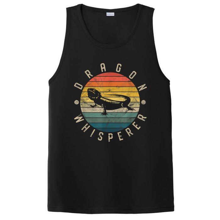 Bearded Dragon Whisperer Vintage Sunset Lizard Reptile PosiCharge Competitor Tank