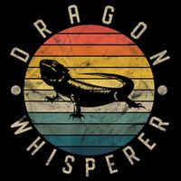 Bearded Dragon Whisperer Vintage Sunset Lizard Reptile Visor