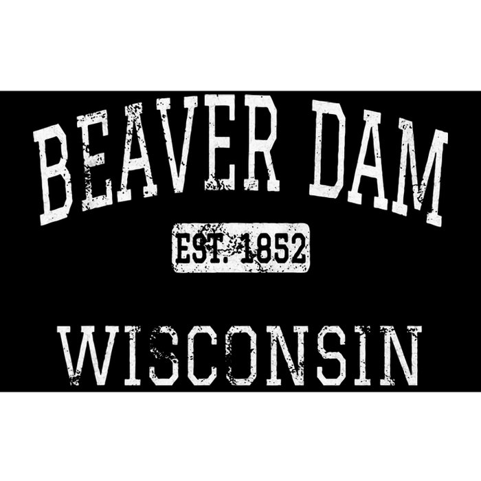 Beaver Dam Wisconsin Wi Vintage Bumper Sticker