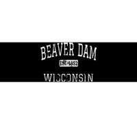 Beaver Dam Wisconsin Wi Vintage Bumper Sticker