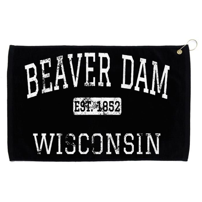 Beaver Dam Wisconsin Wi Vintage Grommeted Golf Towel