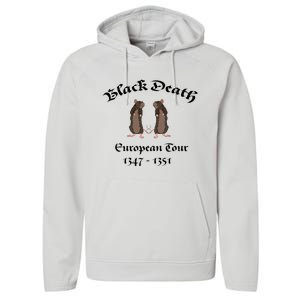 Black Death World Plague Funny History For Students Performance Fleece Hoodie