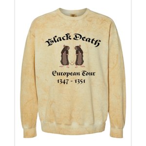 Black Death World Plague Funny History For Students Colorblast Crewneck Sweatshirt