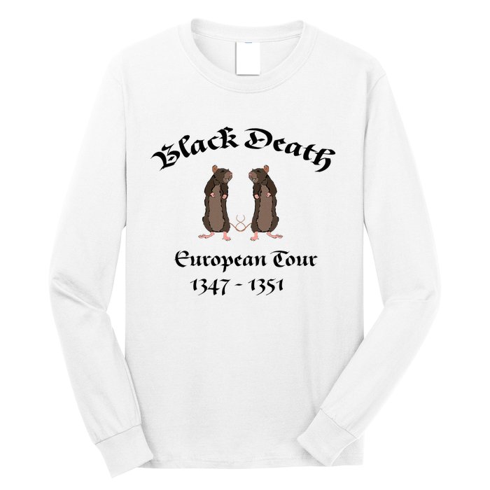 Black Death World Plague Funny History For Students Long Sleeve Shirt