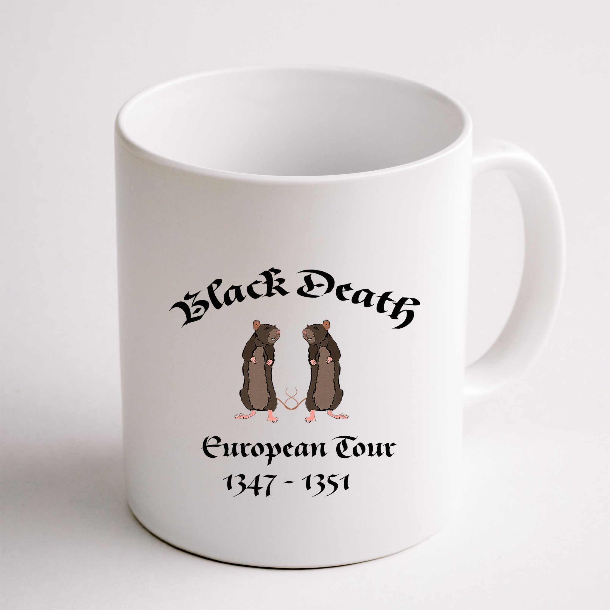 Black Death World Plague Funny History For Students Mug