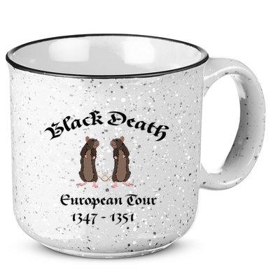 Black Death World Plague Funny History For Students 15oz Campfire Ceramic Mug