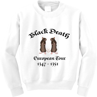 Black Death World Plague Funny History For Students Kids Sweatshirt