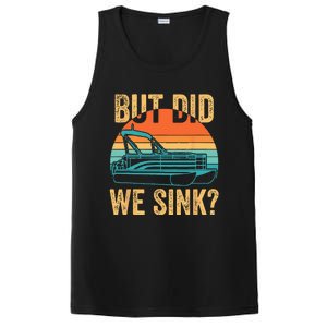 But Did We Sink Funny Pontoon Boat Captain Boating PosiCharge Competitor Tank