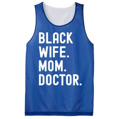 Black Doctor Wife Mom African American Physician Gift Mesh Reversible Basketball Jersey Tank